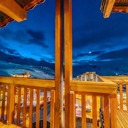 Luxury Penthouse With Mountain View & Fireplace Appartement Val Thorens